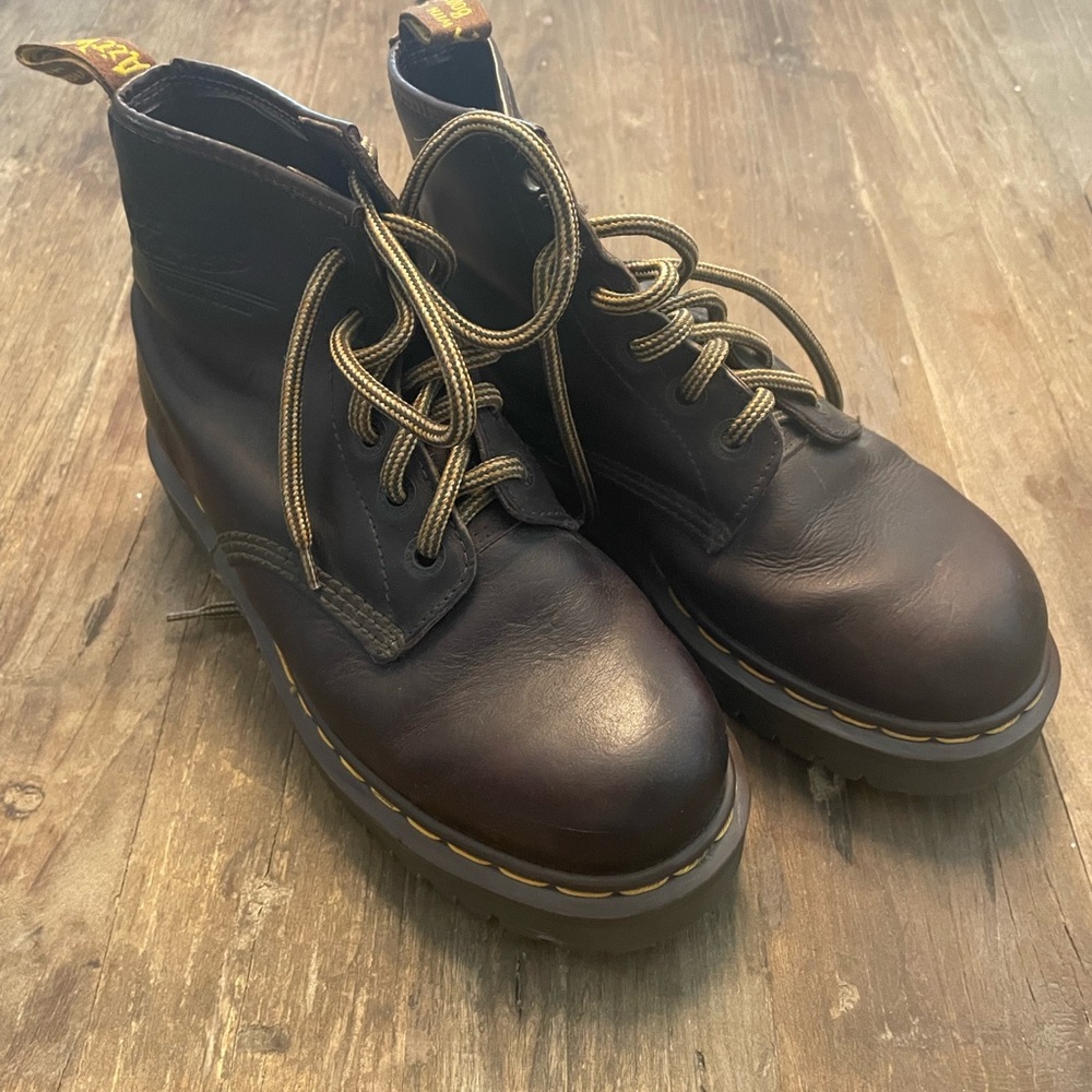 Dr. Martens Brown Leather Boots
